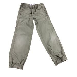 Old Navy olive green joggers (5T)